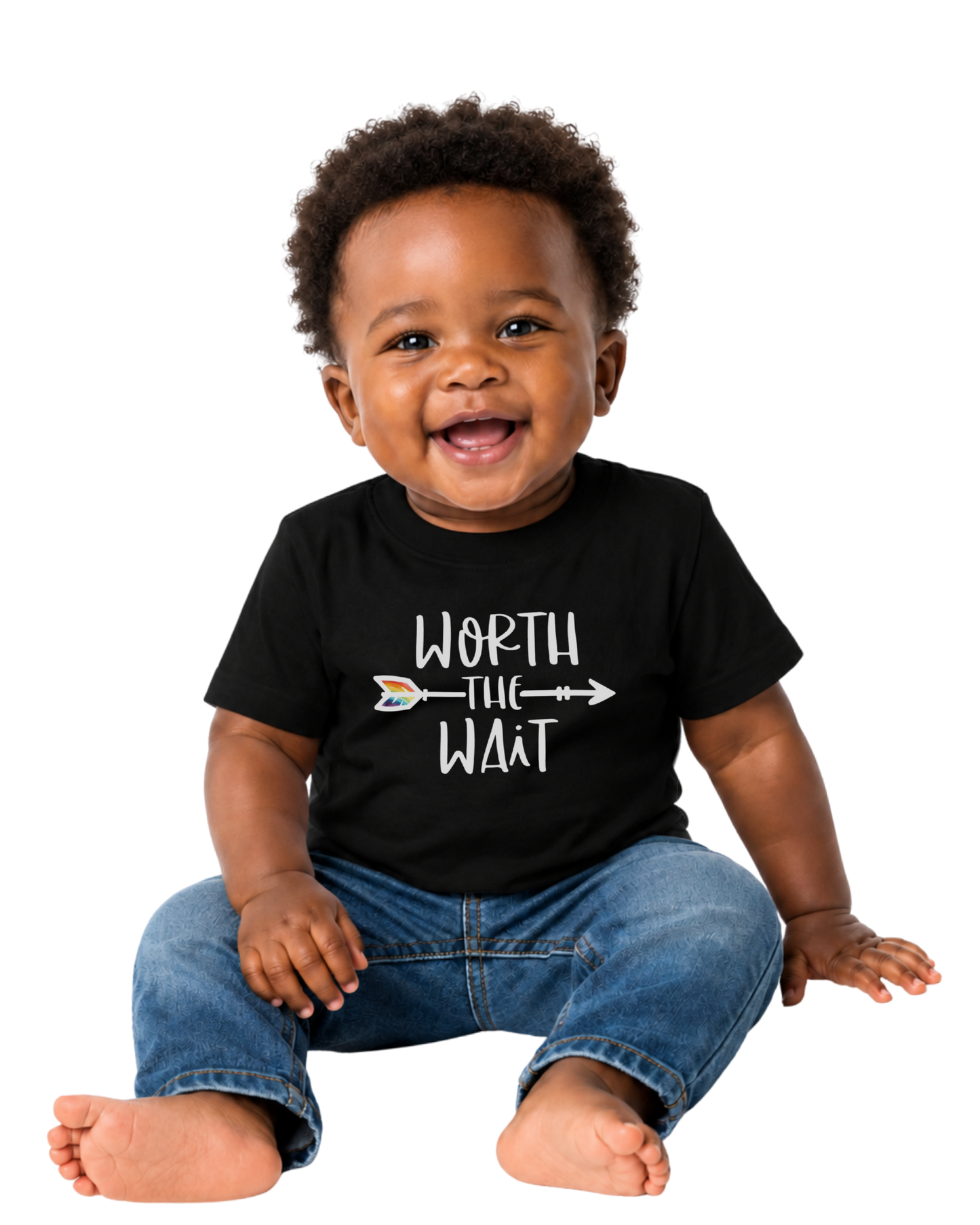 “worth the wait” baby jersey t-shirt