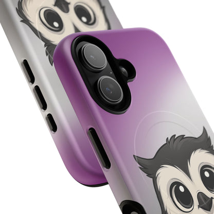 "Ace-Wise" – Asexual Pride Owl MagSafe® iPhone Tough Case