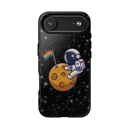 "Cosmic Queer" LGBTQIA+ Astronaut MagSafe® iPhone Tough Case