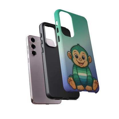 "Monkey Love" – Gay [MLM] Pride Android Tough Phone Case