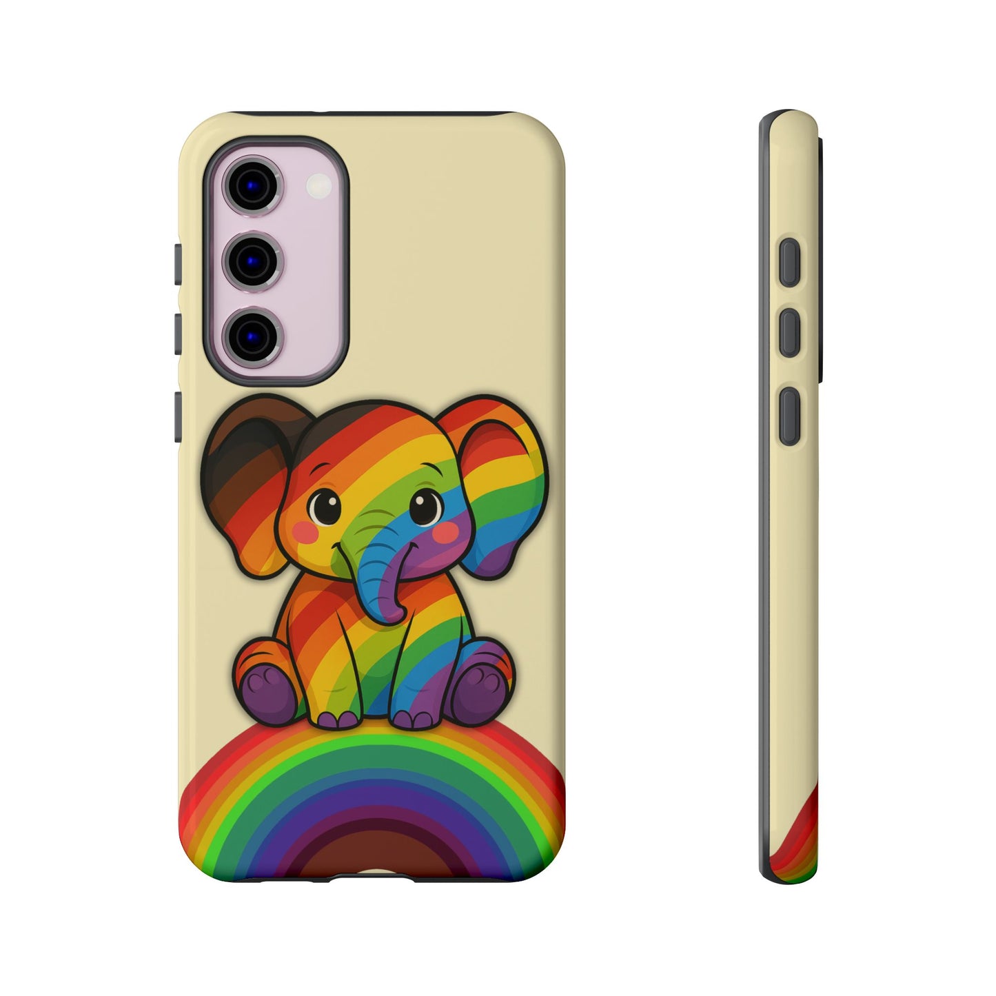 "jumbo joy" – philadelphia pride elephant android tough phone case