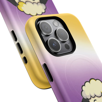 "NonbiBaaary" – Nonbinary Pride Sheep MagSafe® iPhone Tough Case