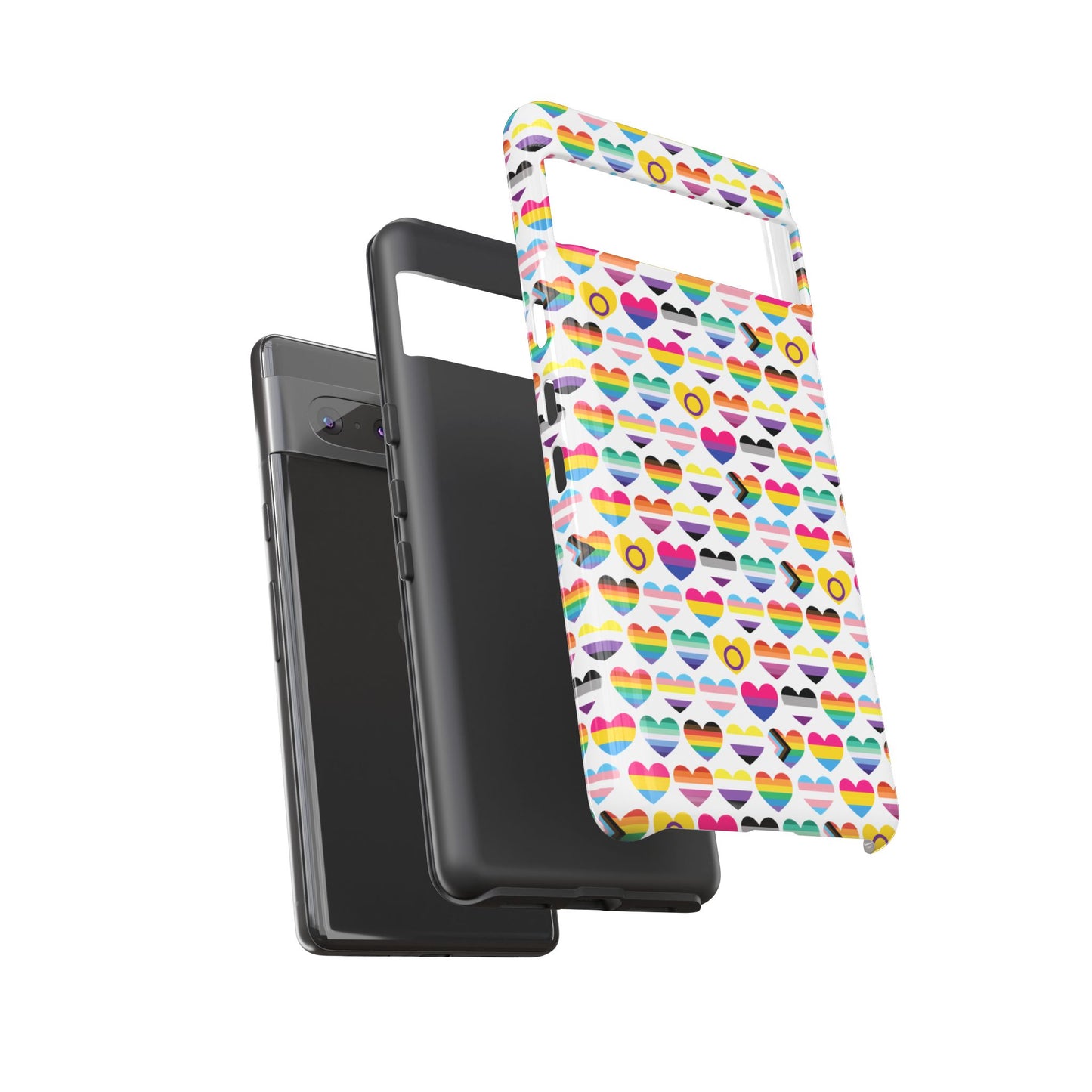 “heart of diversity" – bright edition – android tough phone case