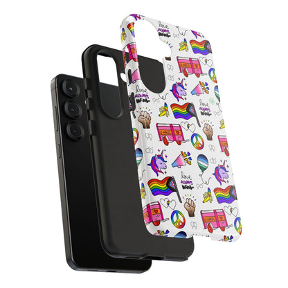 "Identity Mix" LGBTQIA+ Collage Android Tough Phone Case