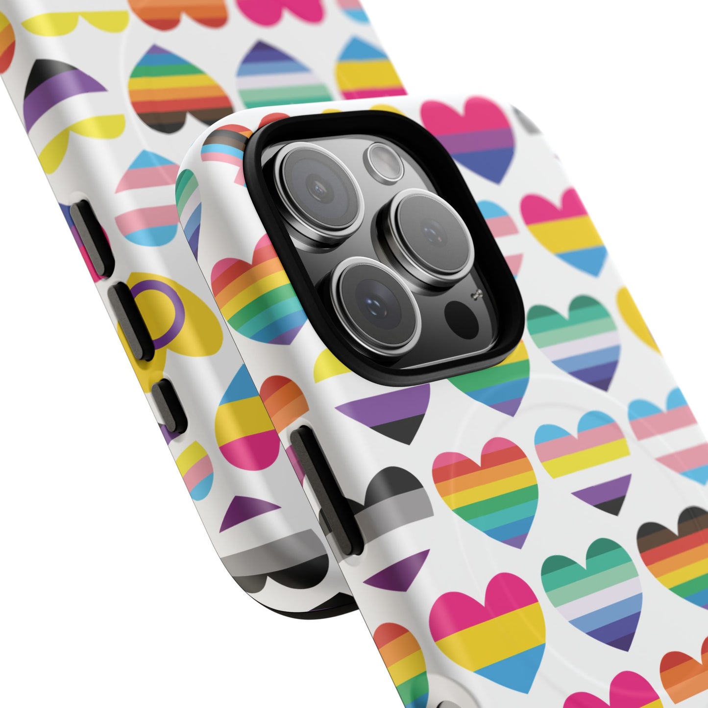 "proud hearts" lgbtqia+ love magsafe® iphone case
