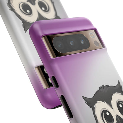 "Ace-Wise" – Asexual Pride Owl Android Tough Phone Case