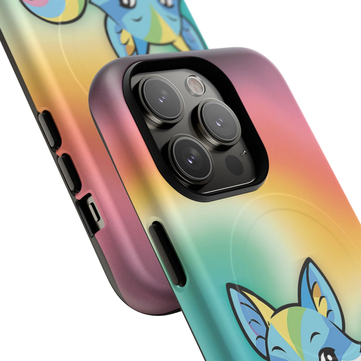 "queer as a fox" – queer pride fox magsafe® iphone case