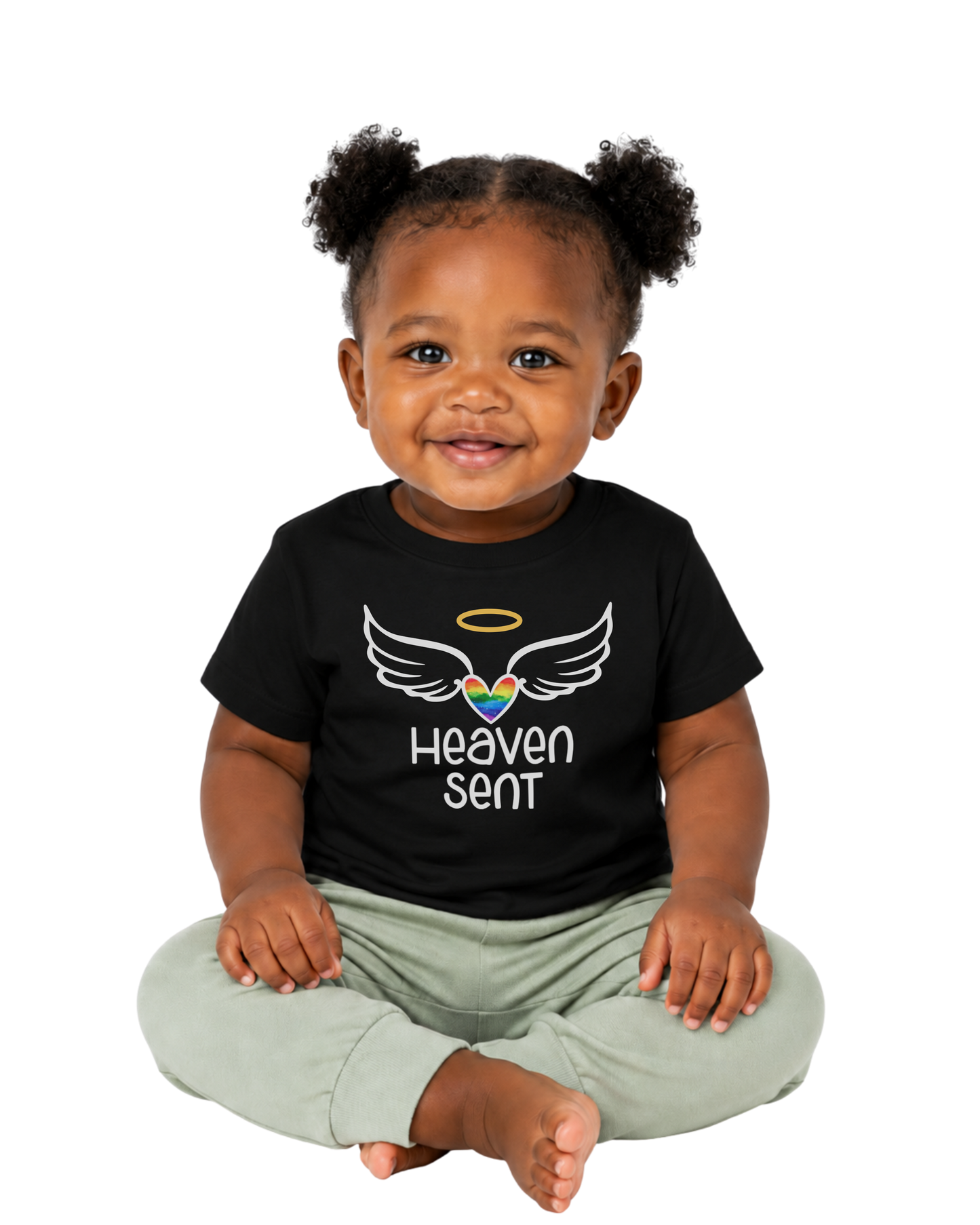 “heaven sent” baby jersey t-shirt