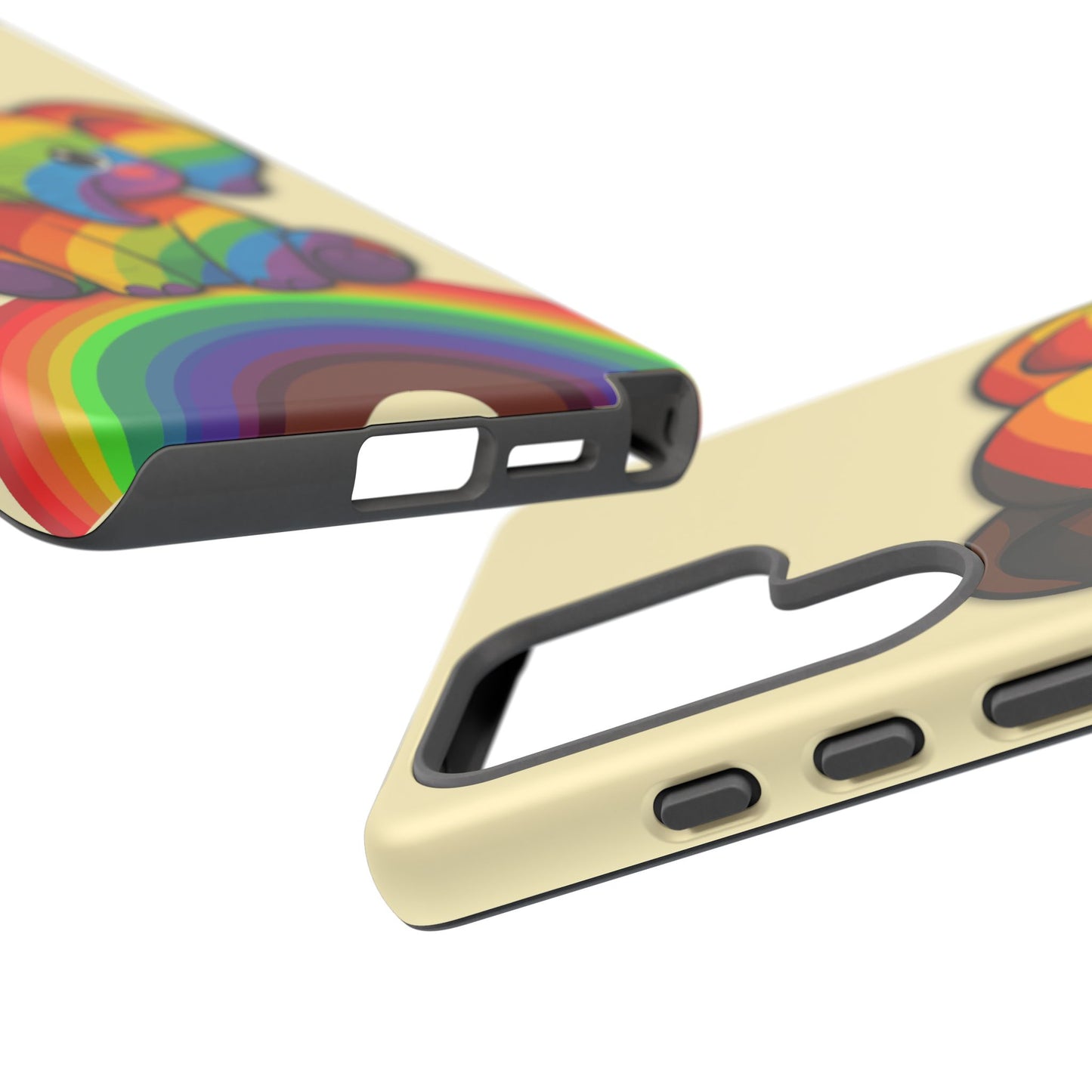 "jumbo joy" – philadelphia pride elephant android tough phone case