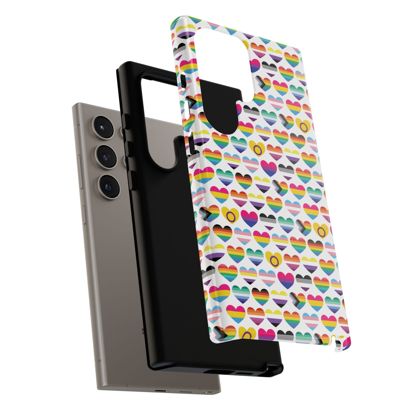 “heart of diversity" – bright edition – android tough phone case