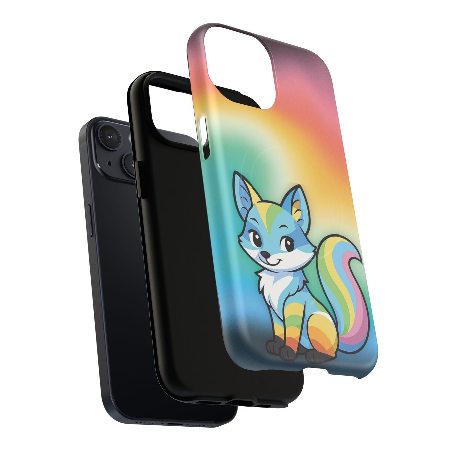 "queer as a fox" – queer pride fox magsafe® iphone case