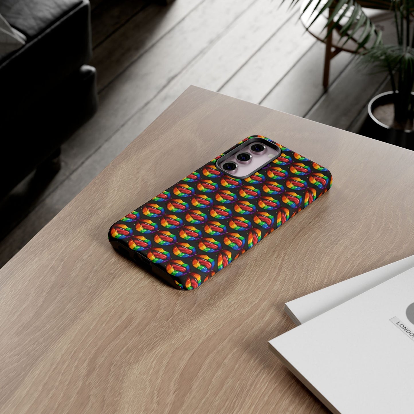 "taste the rainbow" android tough phone case