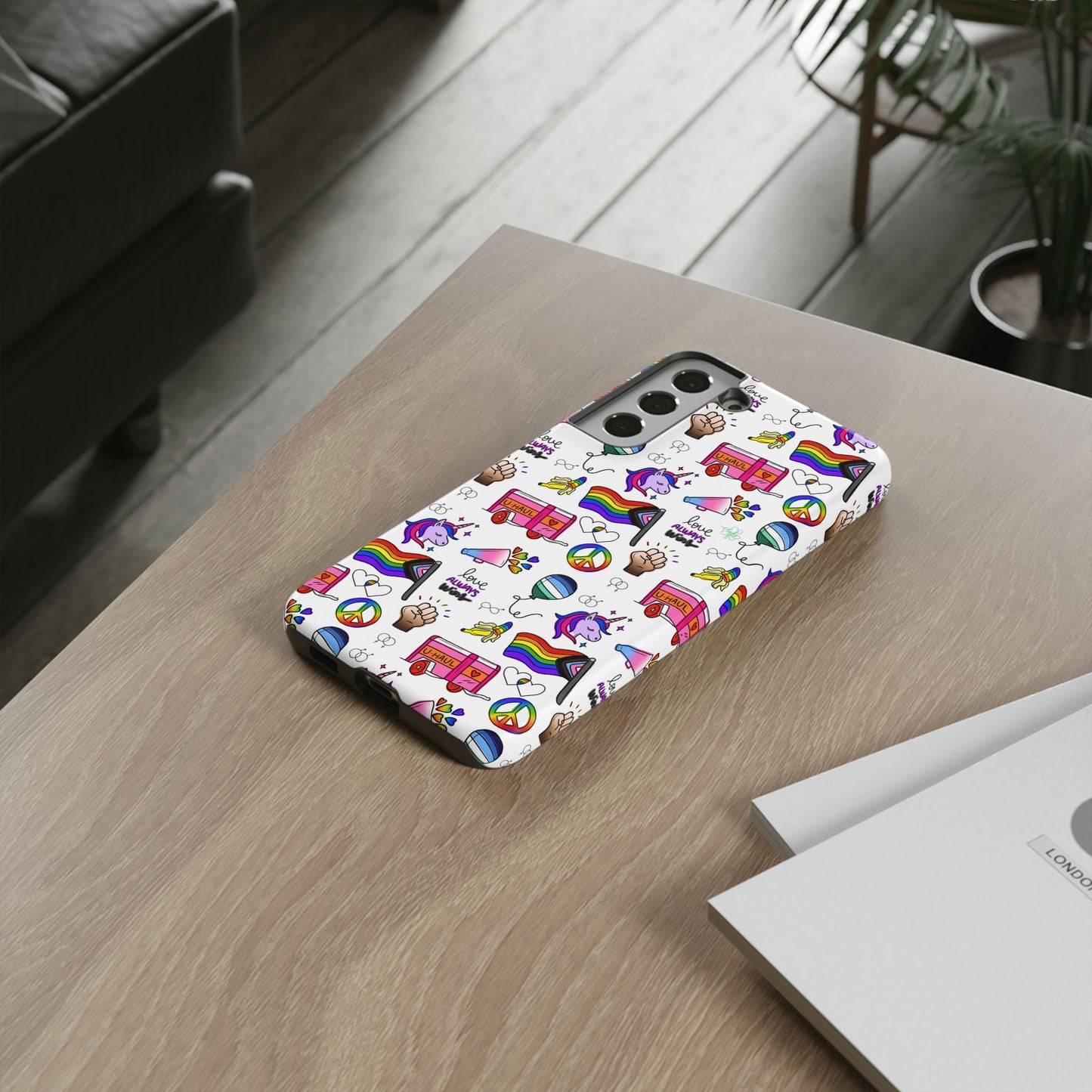"identity mix" lgbtqia+ collage android tough phone case