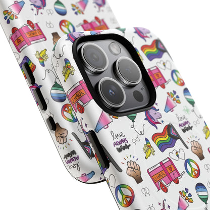 “Identity Mix” LGBTQIA+ Collage MagSafe® Tough iPhone Case
