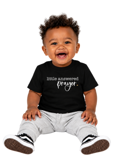 “Little Answered Prayer” Baby Jersey T-Shirt