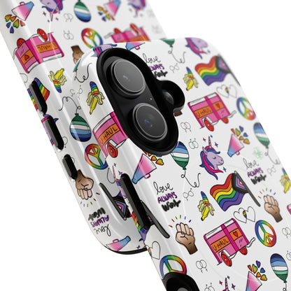 “Identity Mix” LGBTQIA+ Collage MagSafe® Tough iPhone Case