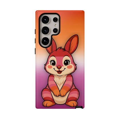 "Hare to Slay" – Lesbian [Femme] Bunny Android Tough Phone Case
