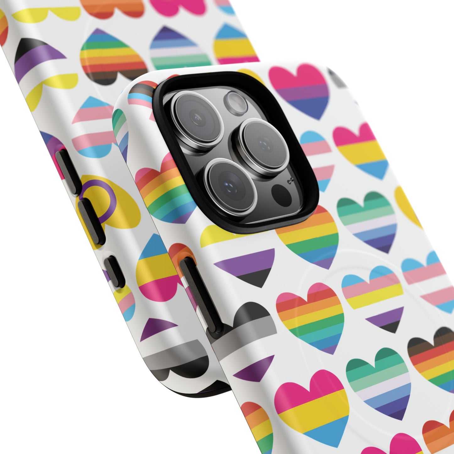 "proud hearts" lgbtqia+ love magsafe® iphone case