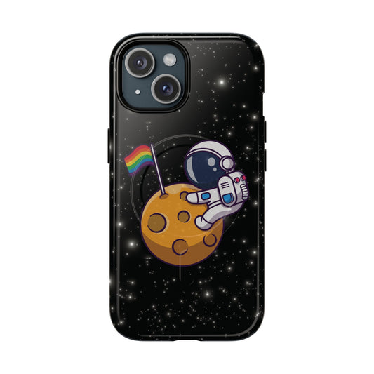 "Cosmic Queer" LGBTQIA+ Astronaut MagSafe® iPhone Tough Case