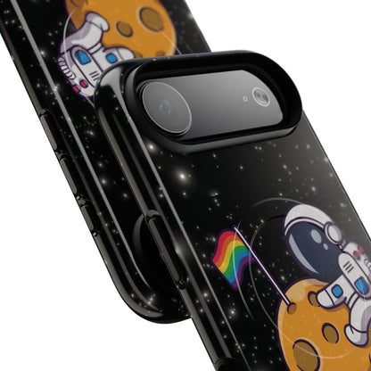 "Cosmic Queer" LGBTQIA+ Astronaut MagSafe® iPhone Tough Case