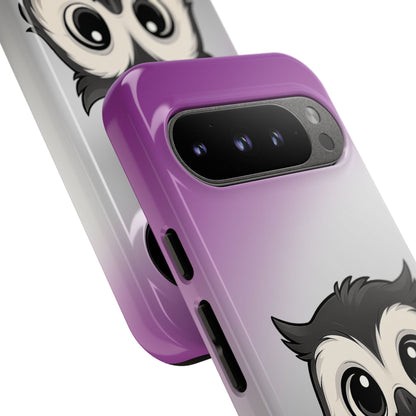 "Ace-Wise" – Asexual Pride Owl Android Tough Phone Case