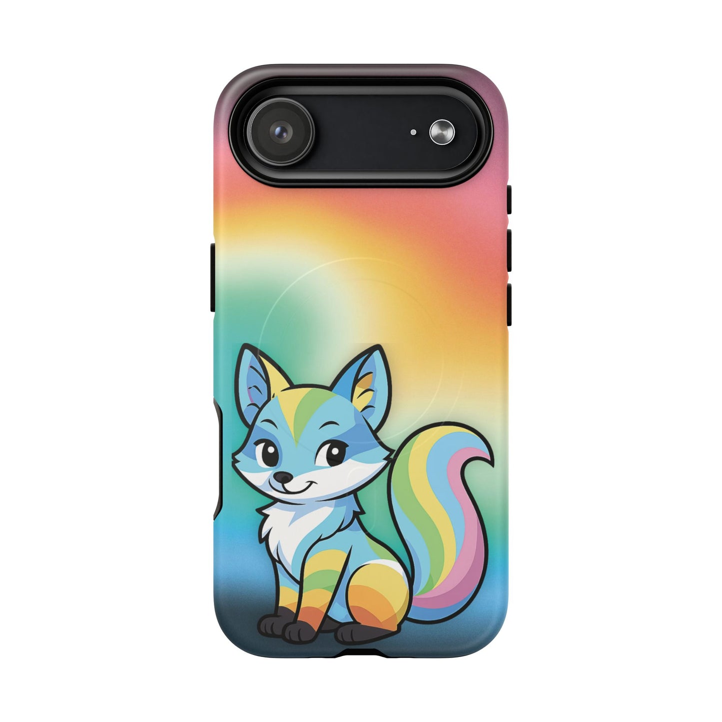 "queer as a fox" – queer pride fox magsafe® iphone case