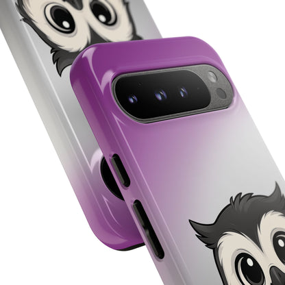 "Ace-Wise" – Asexual Pride Owl Android Tough Phone Case