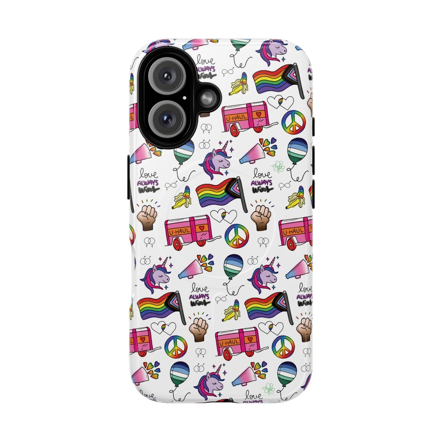 “identity mix” lgbtqia+ collage magsafe® tough iphone case