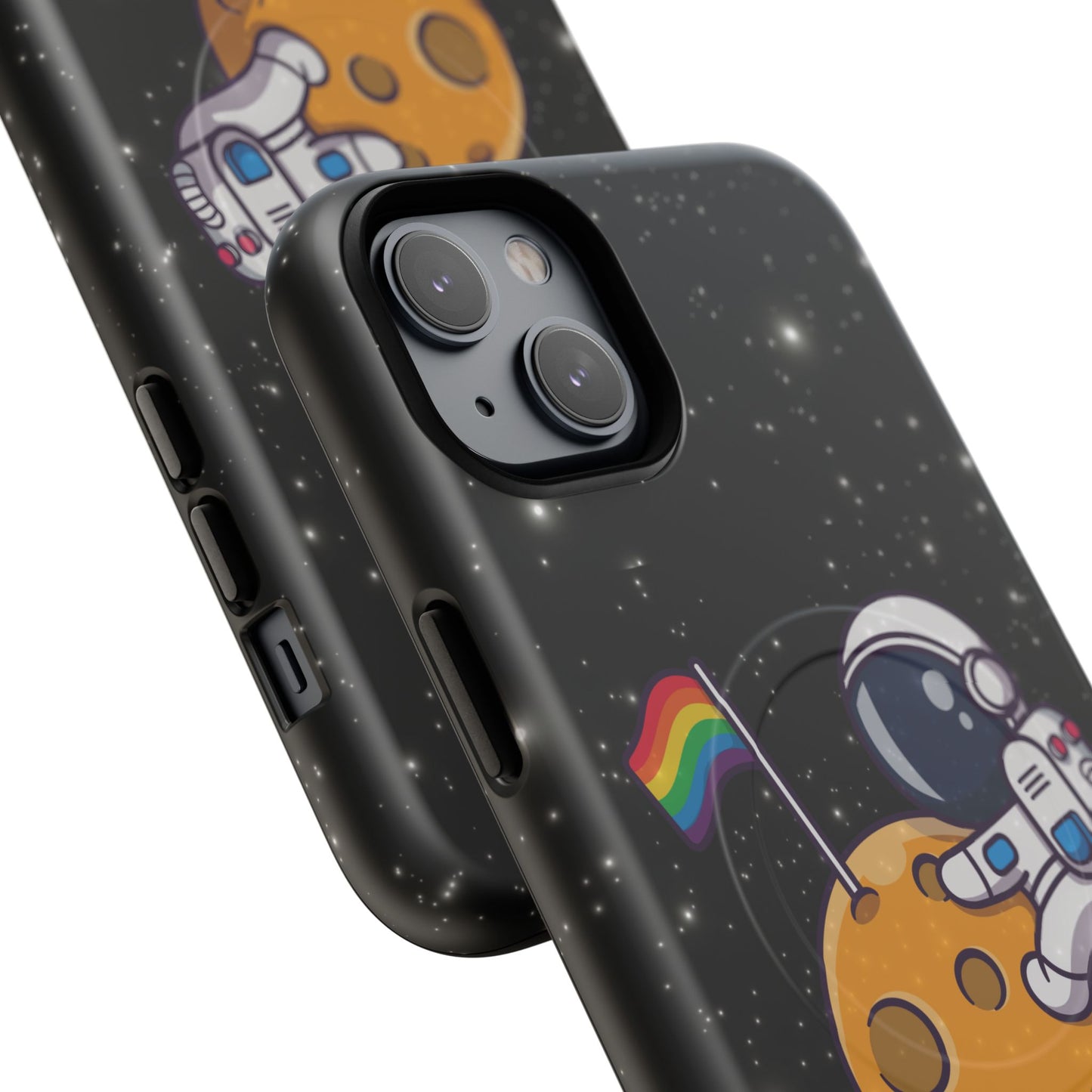 "cosmic queer" lgbtqia+ astronaut magsafe® iphone tough case