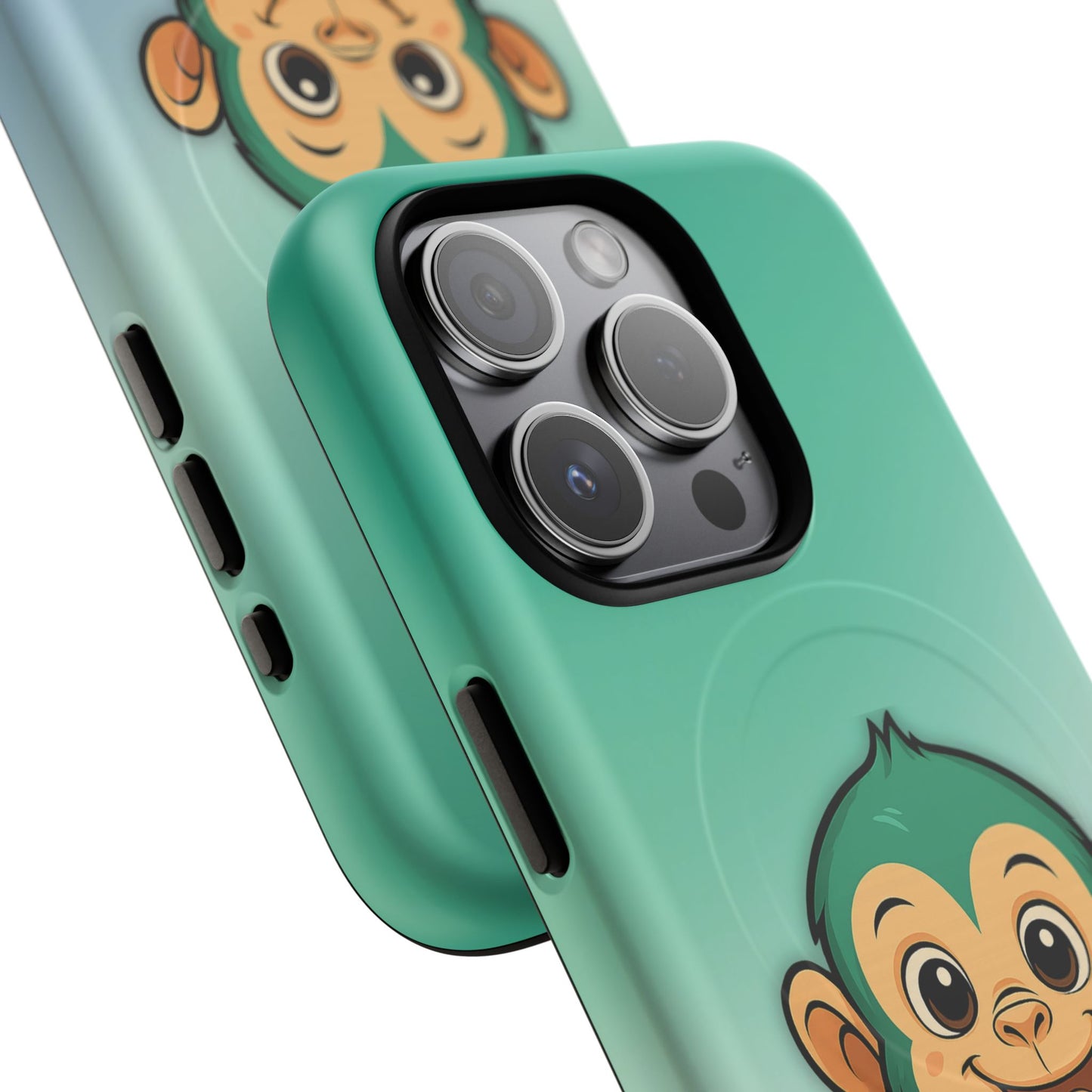 "monkey love" – gay [mlm] pride monkey magsafe® iphone tough case