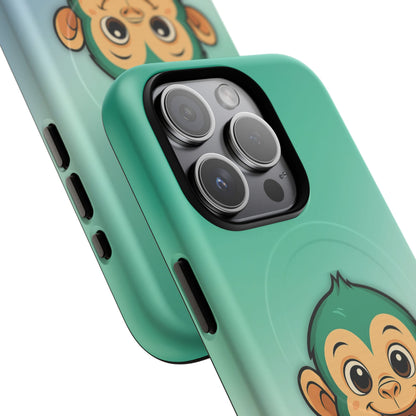 "Monkey Love" – Gay [MLM] Pride Monkey MagSafe® iPhone Tough Case