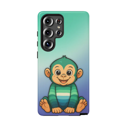"Monkey Love" – Gay [MLM] Pride Android Tough Phone Case