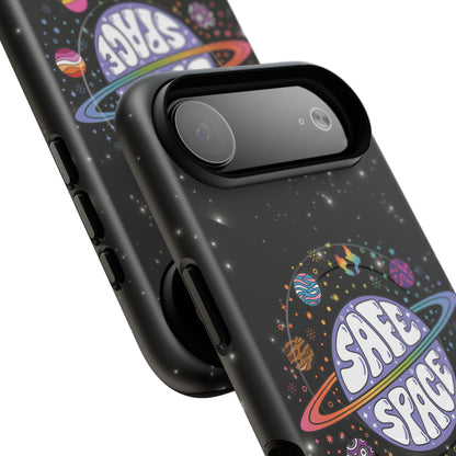 "Safe Space" LGBTQIA+ Pride Galaxy MagSafe® iPhone Case