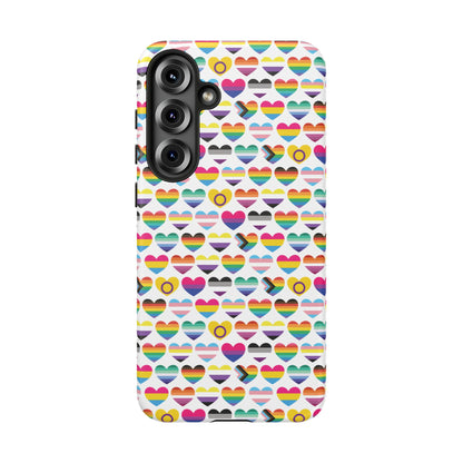“Heart of Diversity" – Bright Edition – Android Tough Phone Case