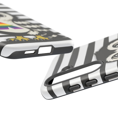 "Fly with Pride" – LGBTQIA+ Ally Pride Hawk Android Tough Phone Case