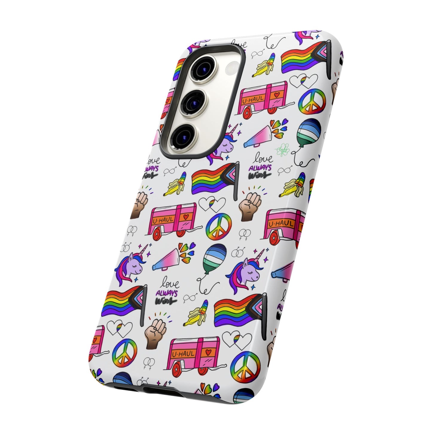 "identity mix" lgbtqia+ collage android tough phone case