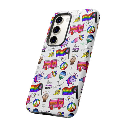 "Identity Mix" LGBTQIA+ Collage Android Tough Phone Case