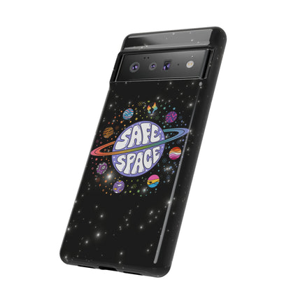 "Safe Space" LGBTQIA+ Pride Galaxy Android Tough Phone Case
