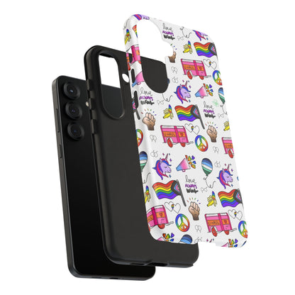 "Identity Mix" LGBTQIA+ Collage Android Tough Phone Case