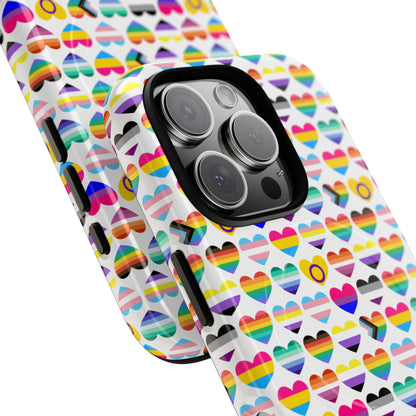“Heart of Diversity” – Bright Edition – MagSafe® iPhone Tough Case