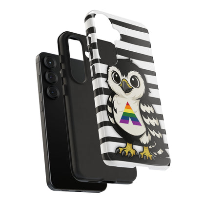 "Fly with Pride" – LGBTQIA+ Ally Pride Hawk Android Tough Phone Case