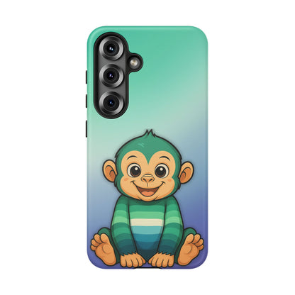 "Monkey Love" – Gay [MLM] Pride Android Tough Phone Case