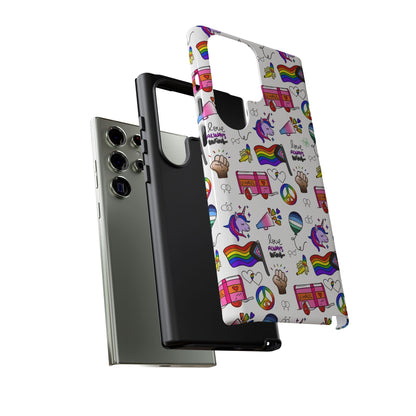 "Identity Mix" LGBTQIA+ Collage Android Tough Phone Case