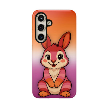 "Hare to Slay" – Lesbian [Femme] Bunny Android Tough Phone Case