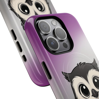 "Ace-Wise" – Asexual Pride Owl MagSafe® iPhone Tough Case