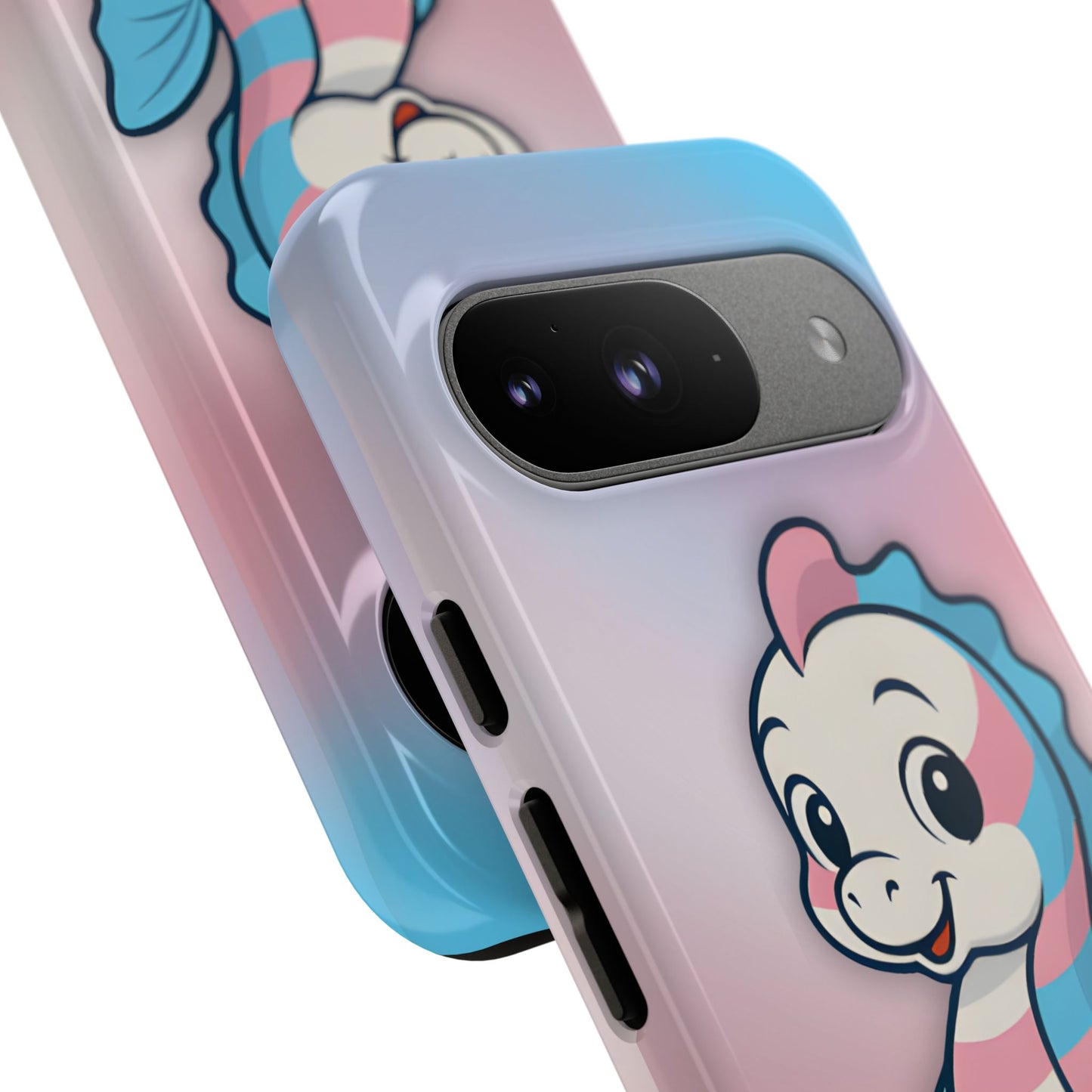 “sea me” – trans pride seahorse android tough phone case