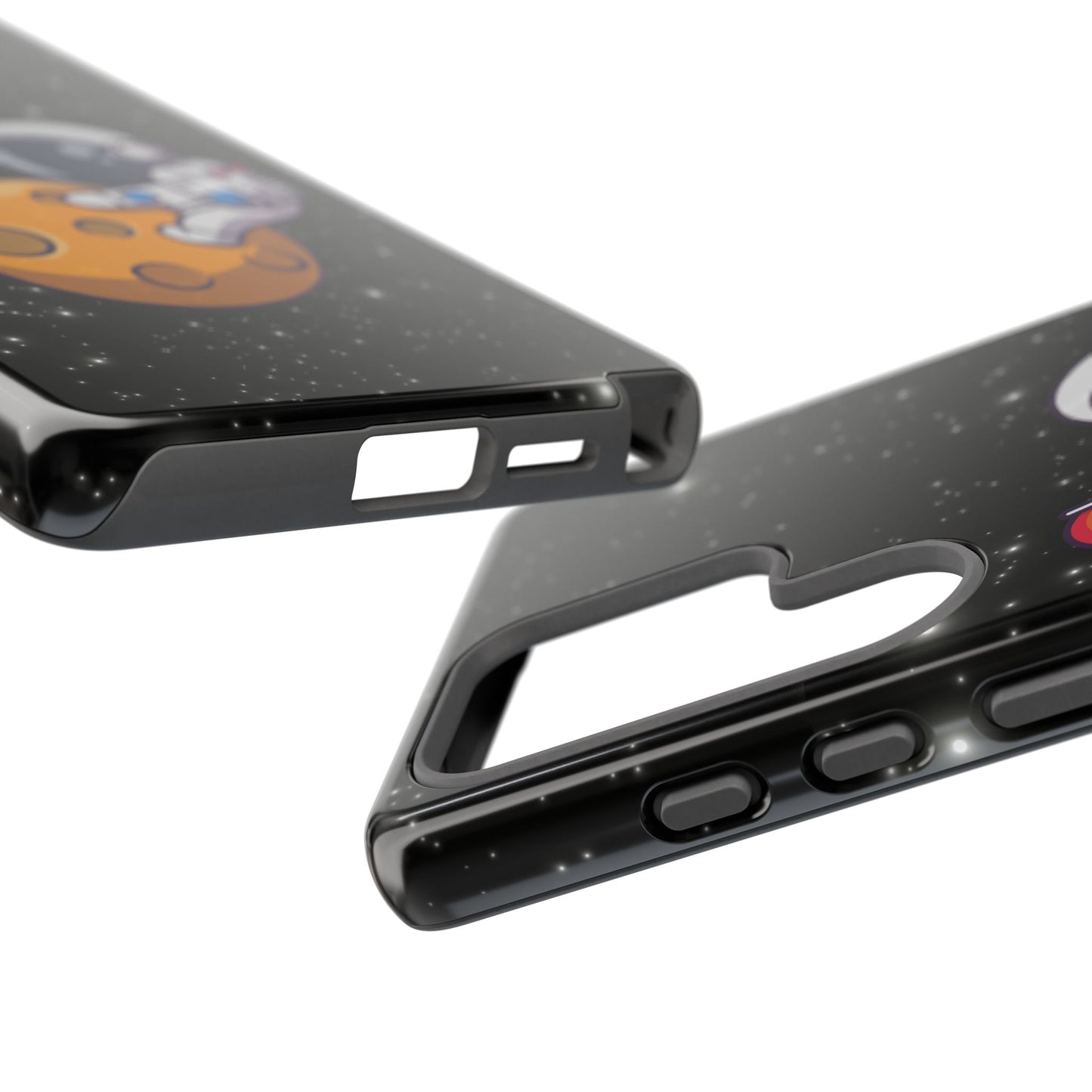 "cosmic queer" lgbtqia+ android astronaut tough phone case