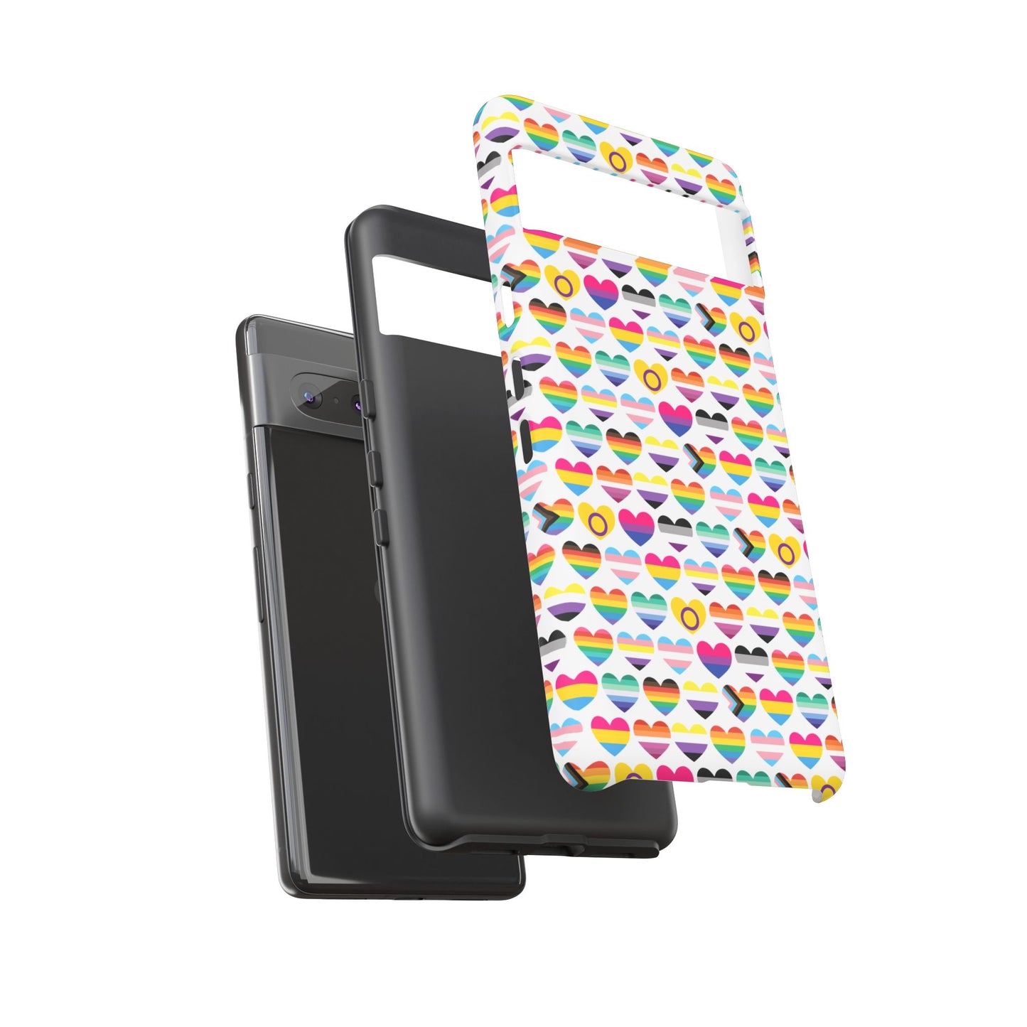 “heart of diversity" – bright edition – android tough phone case