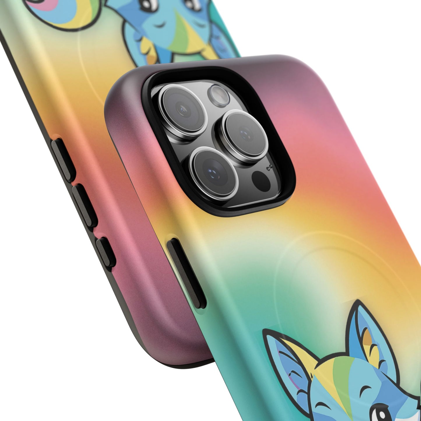 "queer as a fox" – queer pride fox magsafe® iphone case