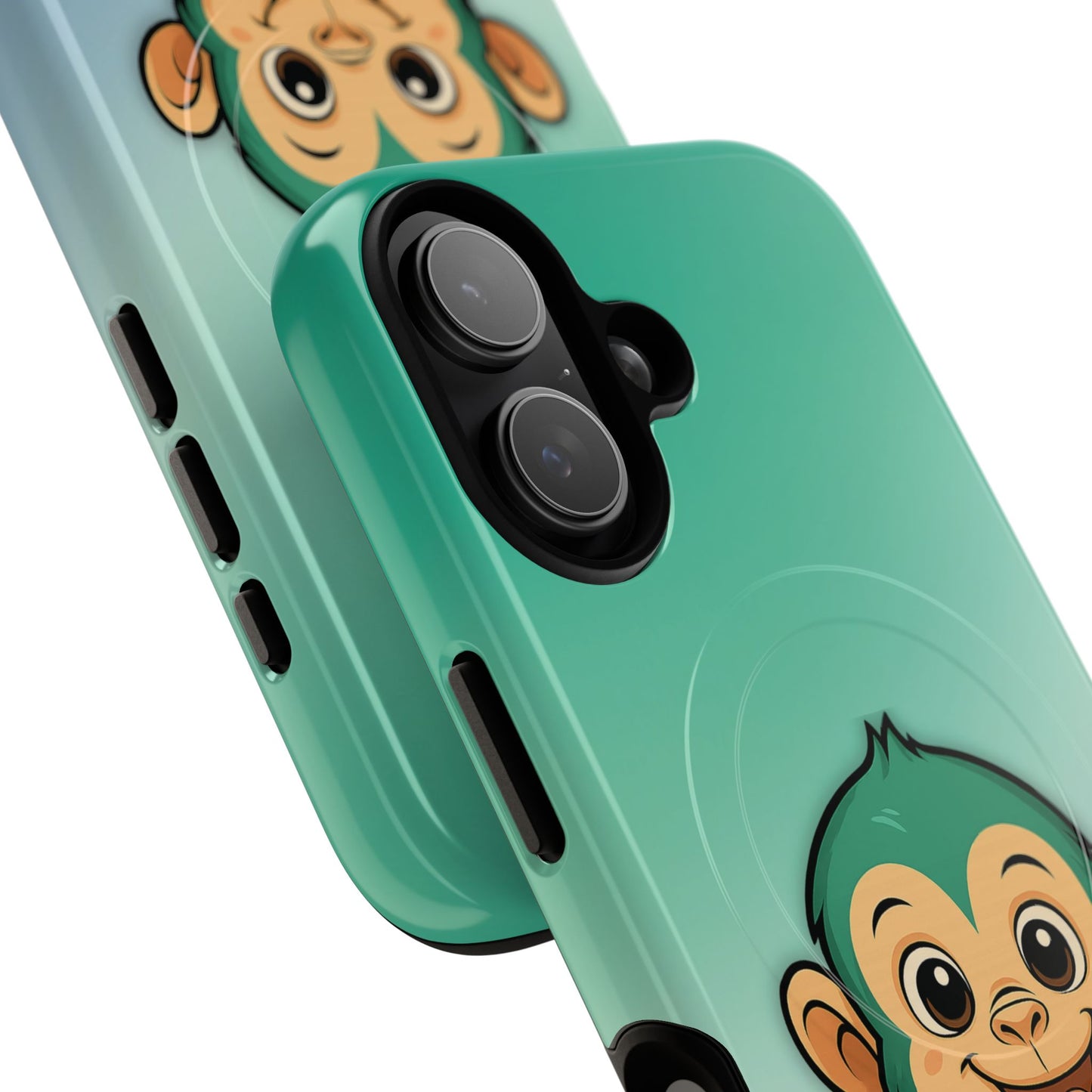 "monkey love" – gay [mlm] pride monkey magsafe® iphone tough case